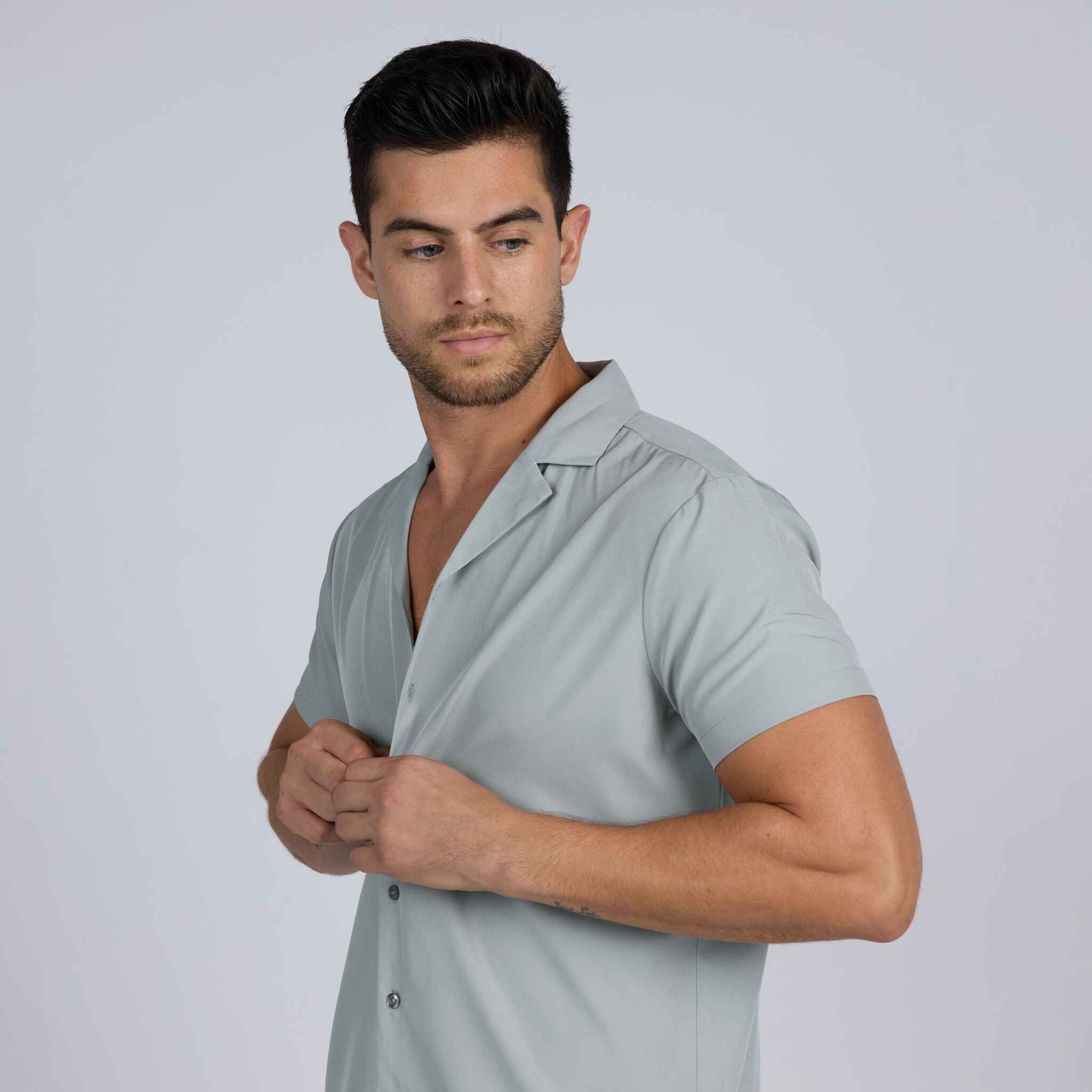 Mens-gray-shirt