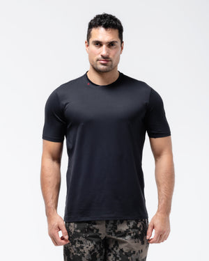 Black Crest Men's Rival Training Tee in Black