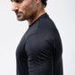 Black Crest Men's Rival Training Tee in Black, view 7