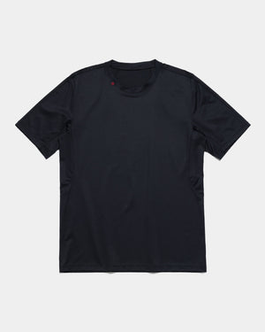 Black Crest Men's Rival Training Tee in Black, view 2