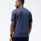 Black Crest Men's Rival Training Tee in Navy, view 4