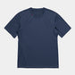 Black Crest Men's Rival Training Tee in Navy, view 2