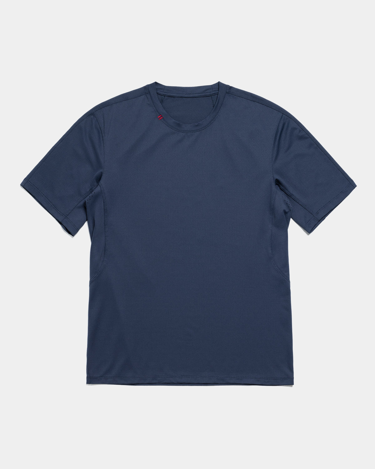 Black Crest Men's Rival Training Tee in Navy, view 2
