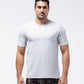Black Crest Men's Rival Training Tee in Light Grey