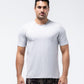 Black Crest Men's Rival Training Tee in Light Grey