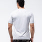 Black Crest Men's Rival Training Tee in Light Grey, view 4