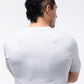Black Crest Men's Rival Training Tee in Light Grey, view 5