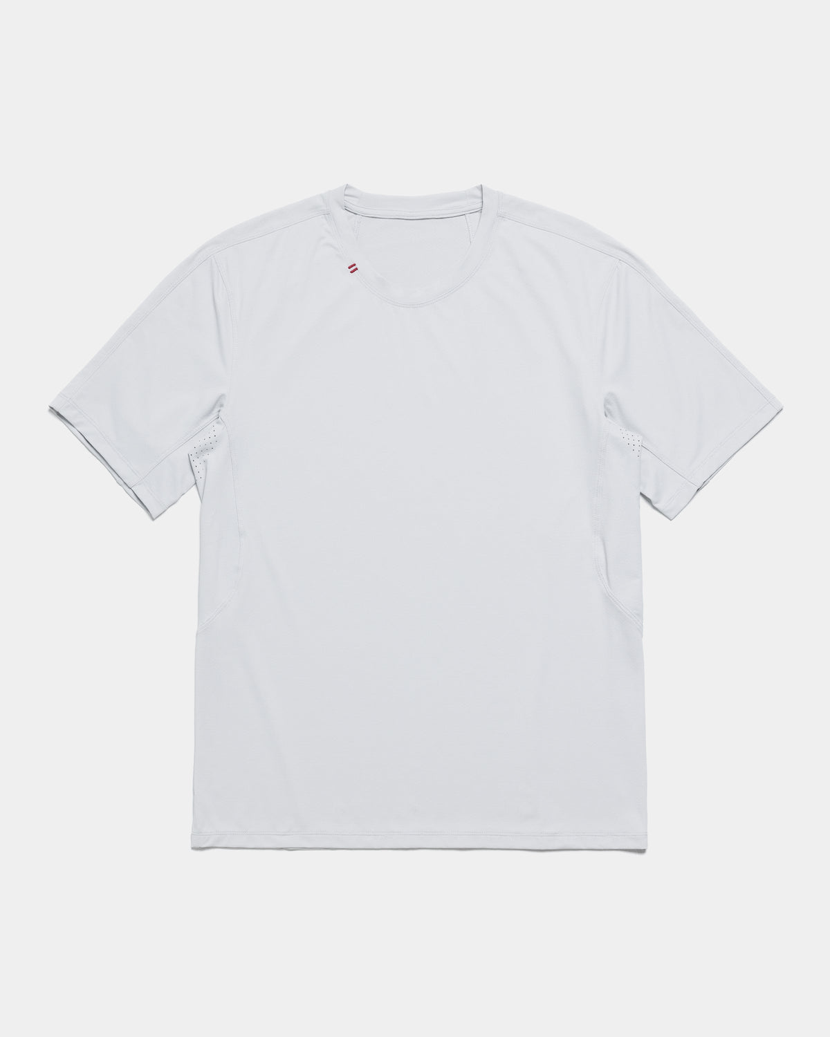 Black Crest Men's Rival Training Tee in Light Grey, view 2