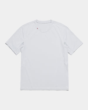Black Crest Men's Rival Training Tee in Light Grey, view 2