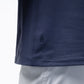Black Crest Men's Rival Long Sleeve Training Tee in Navy, view 8