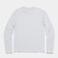 Black Crest Men's Rival Long Sleeve Training Tee in Light Grey, view 2
