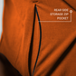 Varlo Men's Terra Recovery Element Hoodie Shirt in Sunfire Clay, view 8