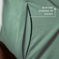 Varlo Men's Terra Recovery Element Hoodie Shirt in Low Light Olive, view 8
