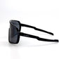BOLD Slayers oversized sunglasses in black, view 3