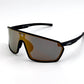 BOLD NSP low-profile sunglasses in gold, view 1