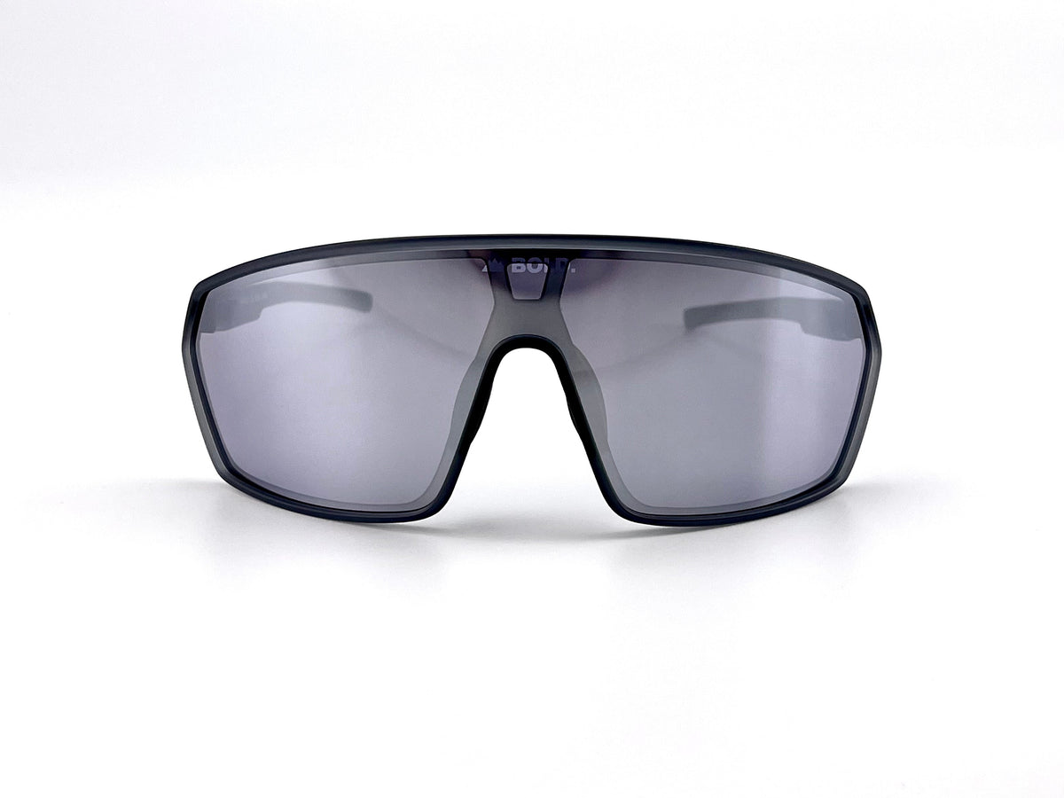BOLD NSP low-profile sunglasses in gray, view 2