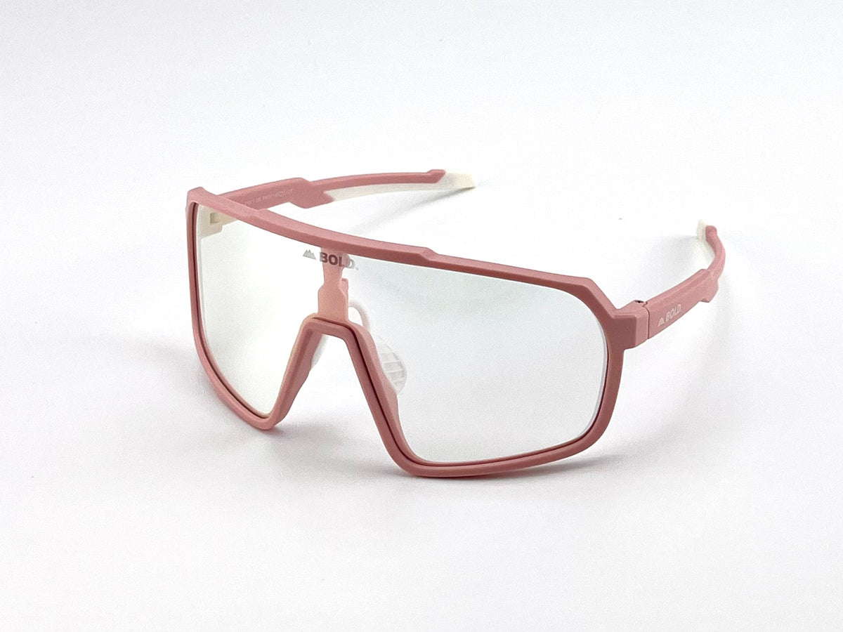 BOLD Slayers oversized photochromic sunglasses in pink, view 3