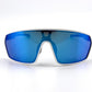 BOLD NSP low-profile sunglasses in blue, view 2