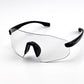 BOLD Emerald rimless photochromic sunglasses in black, view 3