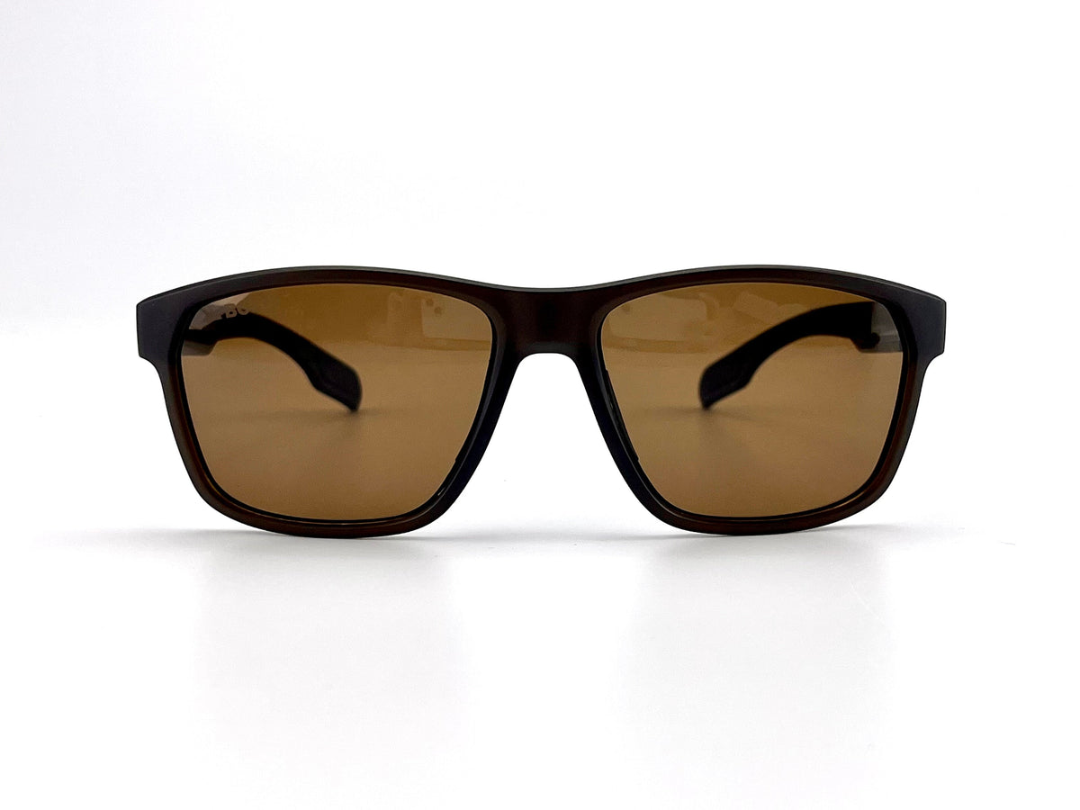 BOLD Thunderhead square sunglasses in brown, view 2