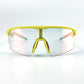 BOLD Flash photochromic sunglasses in blue and yellow, view 4