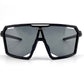 BOLD Flux wrap sunglasses in black, view 2
