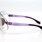 BOLD Emerald rimless photochromic sunglasses in purple, view 5