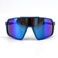 BOLD Slayers oversized sunglasses in blue, view 2