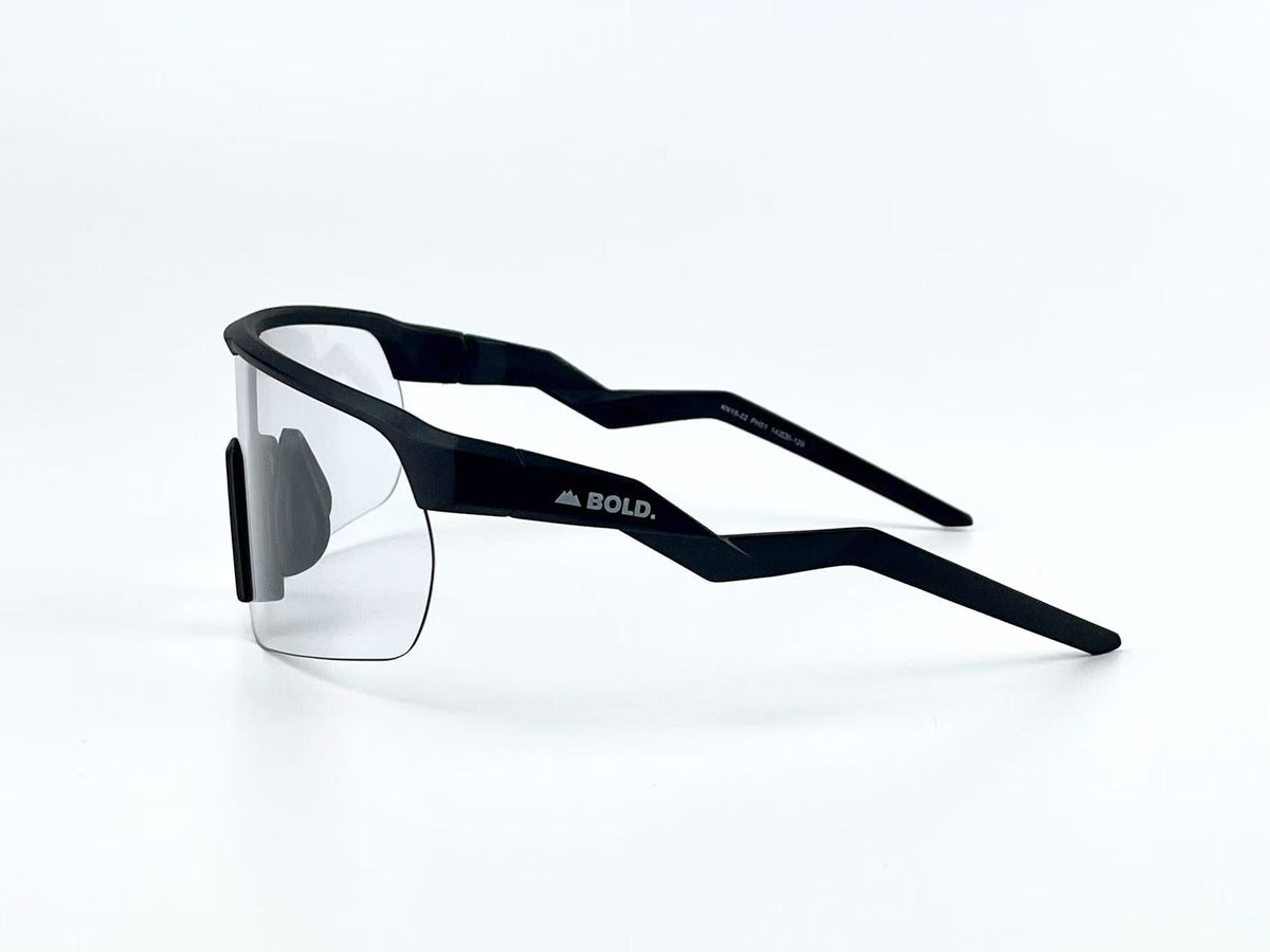 BOLD Flash photochromic sunglasses in black, view 5