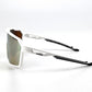 BOLD Flux wrap sunglasses in white, view 3