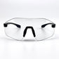 BOLD Emerald rimless photochromic sunglasses in black, view 4