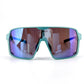 BOLD Shadows wrap sunglasses in blue, view 2