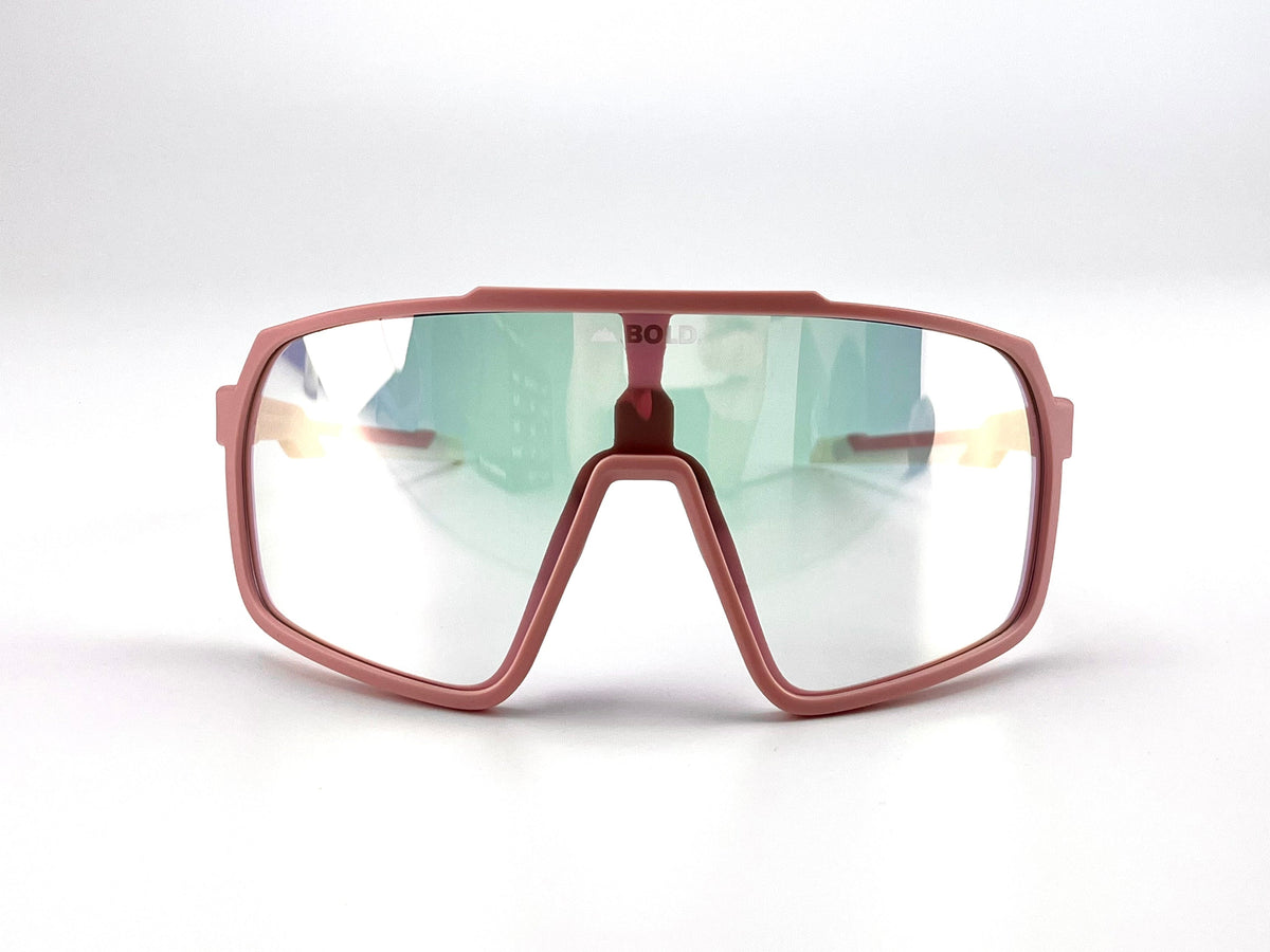 BOLD Slayers oversized photochromic sunglasses in pink, view 4