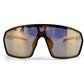BOLD NSP low-profile sunglasses in gold, view 2