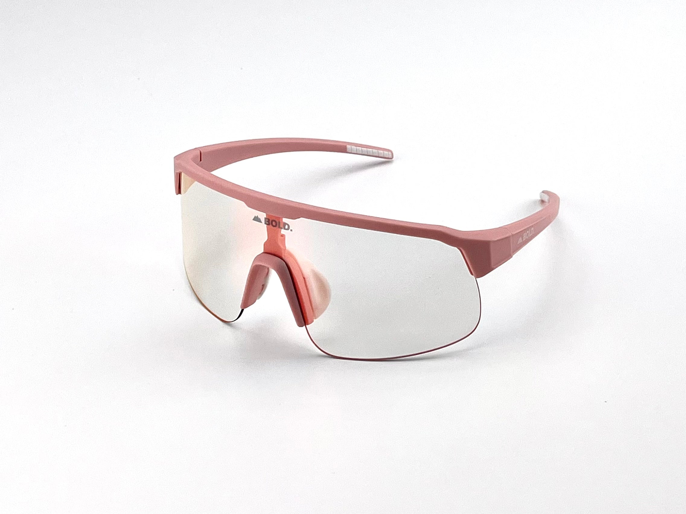 BOLD Zippy photochromic shield sunglasses, detail view