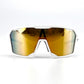 BOLD Flux wrap sunglasses in white, view 2