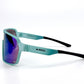 BOLD Shadows wrap sunglasses in blue, view 3
