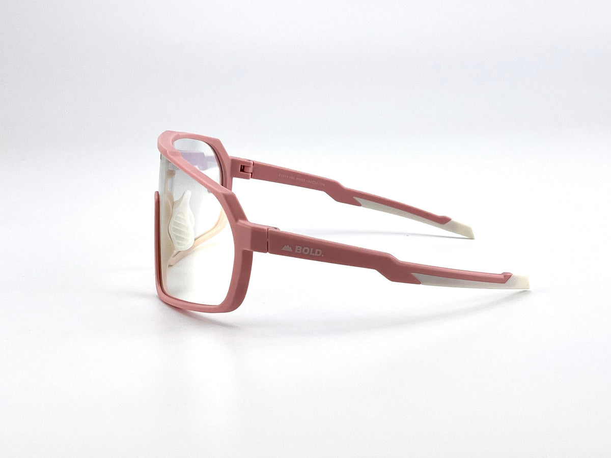 BOLD Slayers oversized photochromic sunglasses in pink, view 5