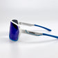 BOLD Shadows wrap sunglasses in white, view 3