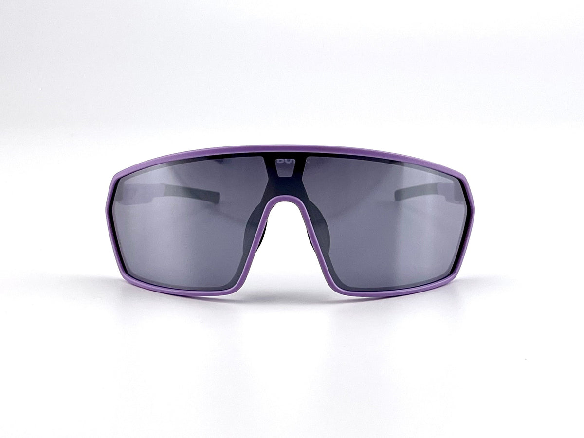 BOLD NSP low-profile sunglasses in purple, view 2