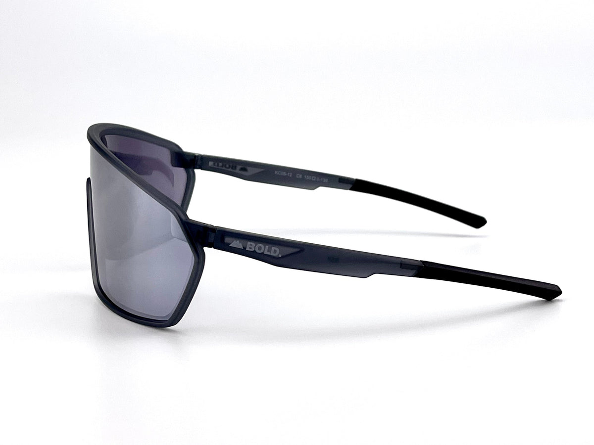 BOLD NSP low-profile sunglasses in gray, view 3