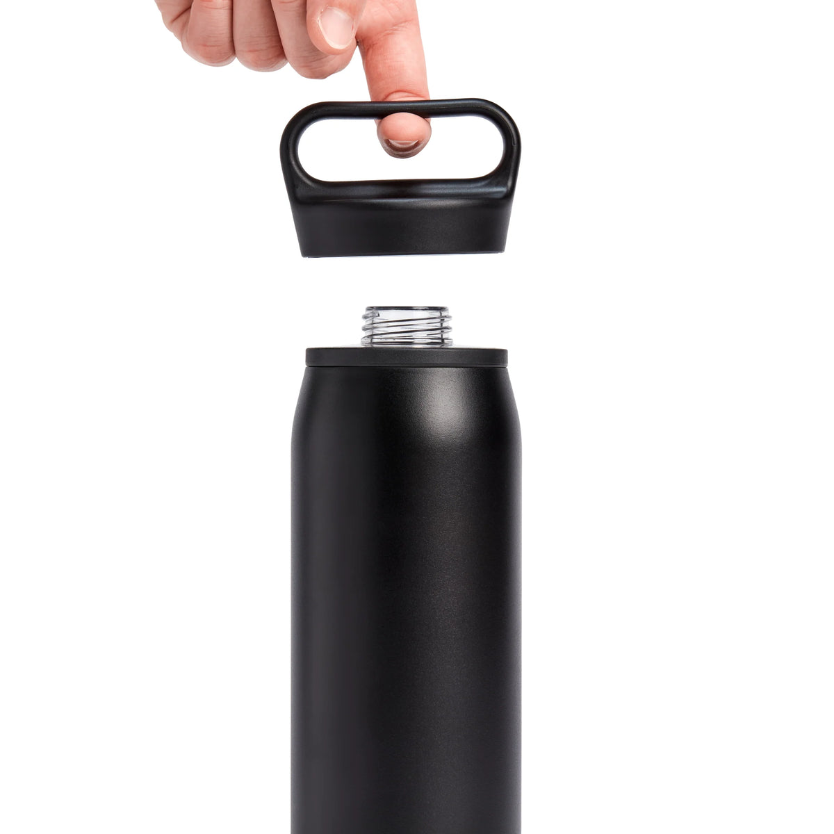 Created Co. Wander 26oz Insulated Water Bottle in Black, view 2
