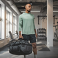Varlo Men's Terra Recovery Element Hoodie Shirt in Low Light Olive, view 7