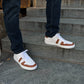 MOCALMO Men's Otello Leather Sneaker in Light Brown, view 7