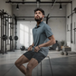 Varlo Men's Terra Recovery Polo in Ash Gray, view 7