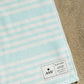 Ruby Mint Rothschild light blue and ivory cotton beach towel, image 5 of 6