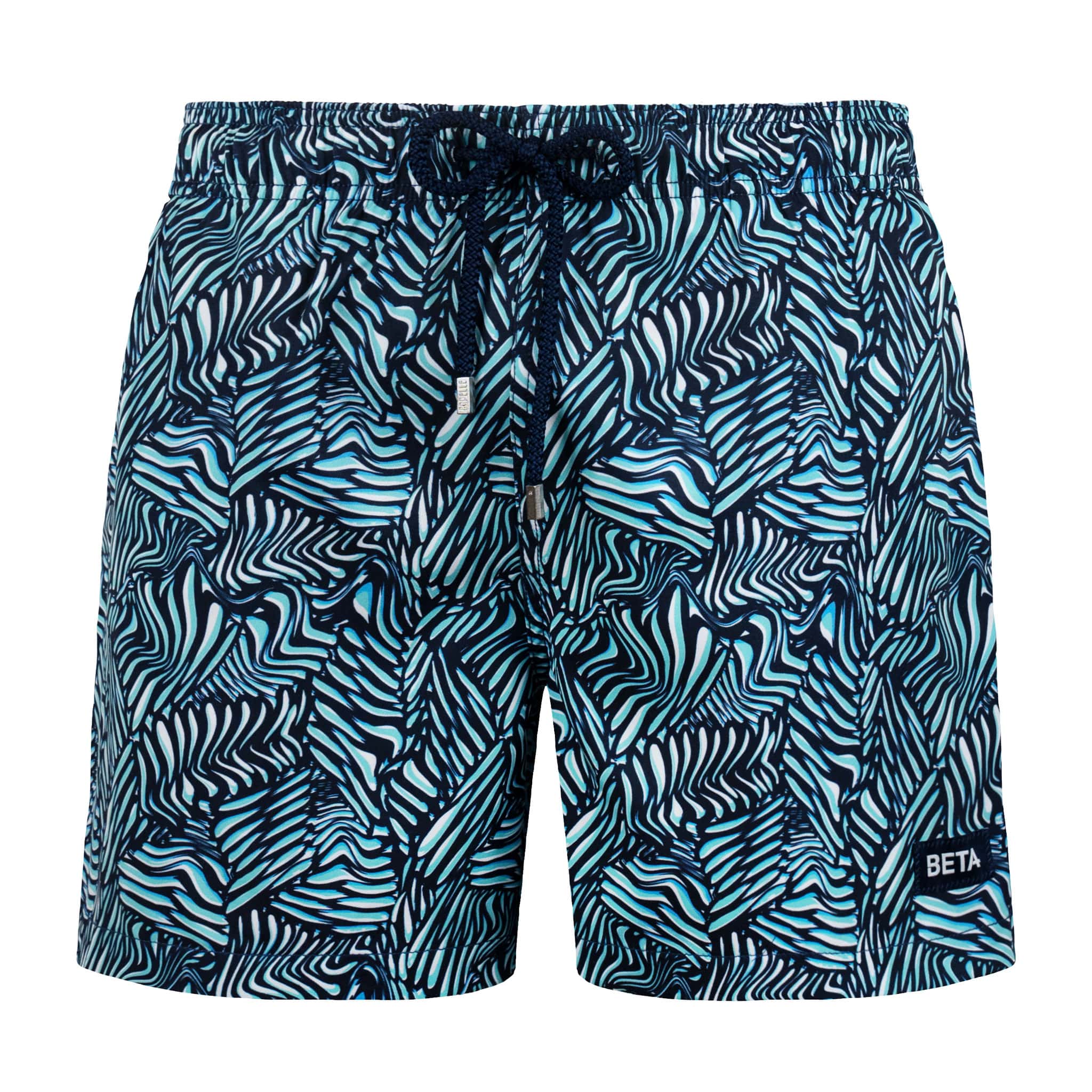 Beta Blue - Mid-Length Hybrid Short