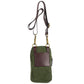 Miami Leathers Maxwell waxed canvas crossbody phone pouch, image 7 of 8