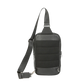 Black Full-Grain Leather Sling Bag for Men