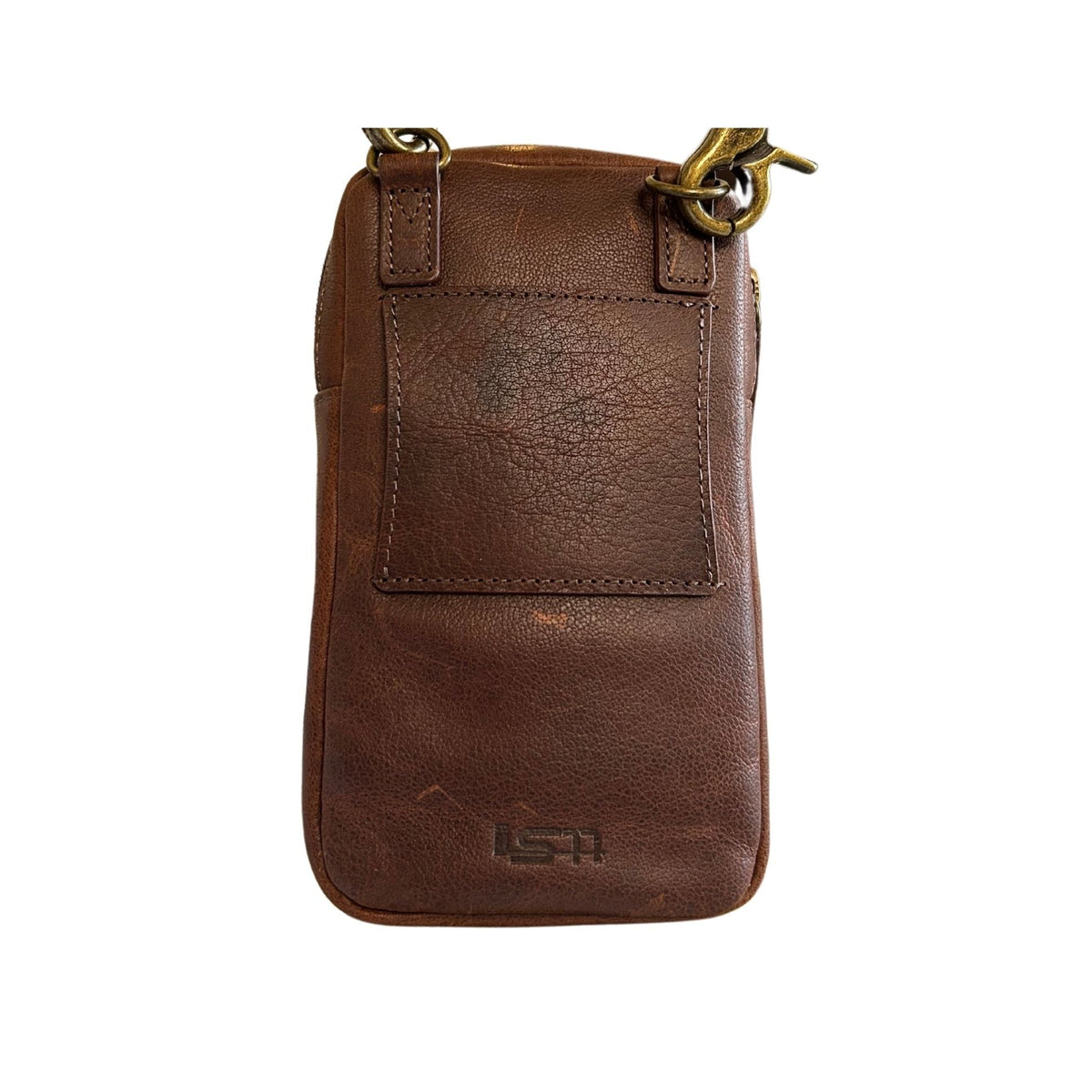 Miami Leathers Cambridge full grain leather crossbody phone pouch, image 4 of 6